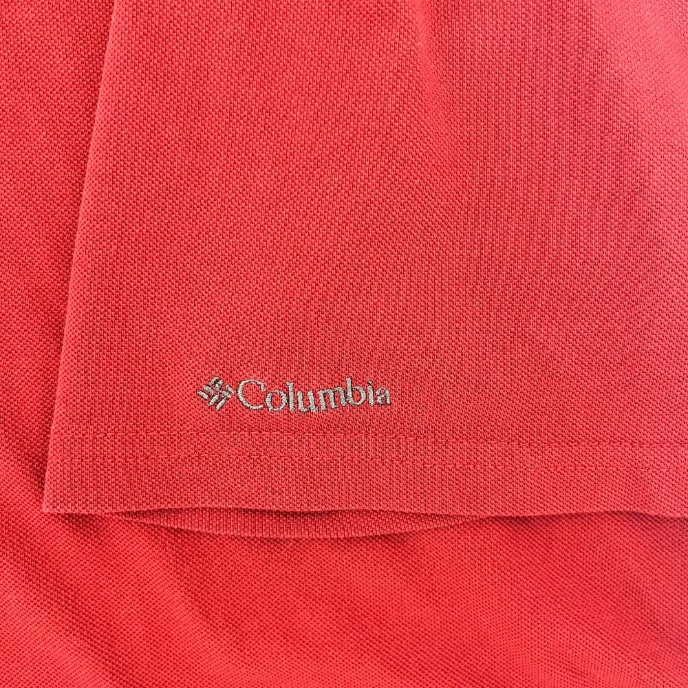 Columbia Sportswear Co. Mens Size XXL Polo Shirt Red Omni-Shade‎ Sun Protection